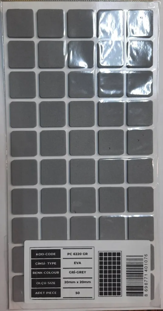 Подпятник 20*20 резина