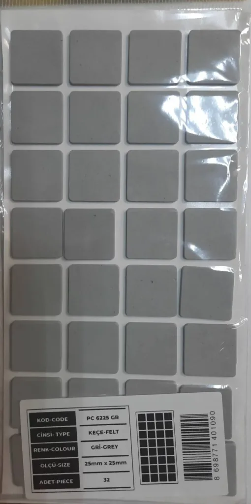 Подпятник 25*25 резина