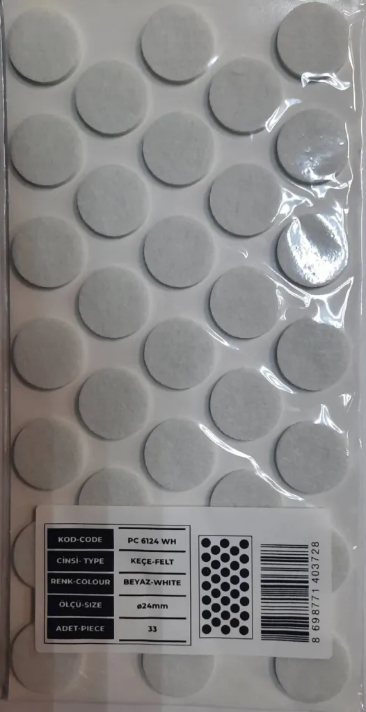 Подпятник д.24 белый