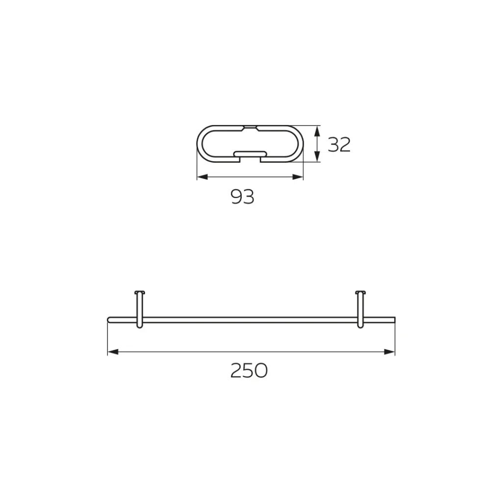 Держатель бокалов MX-050 BA бронза