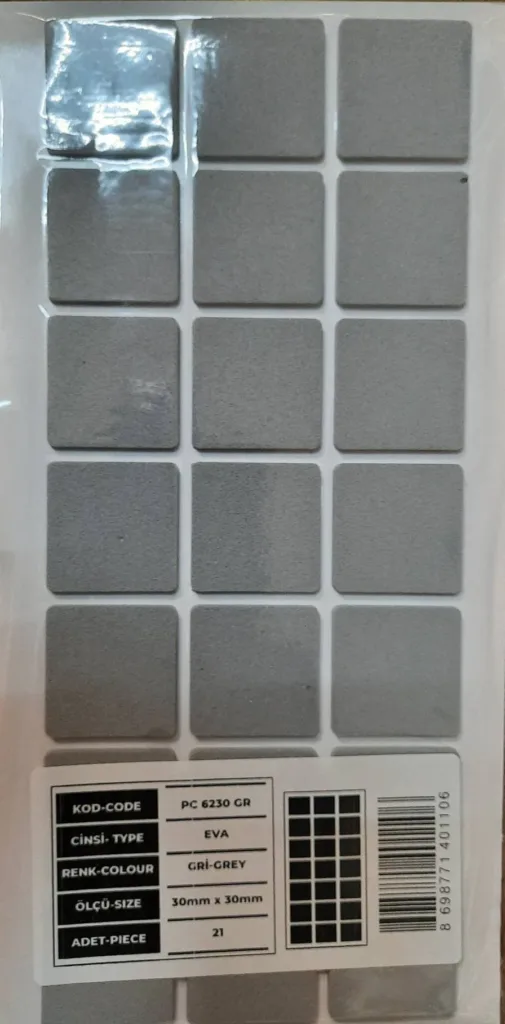 Подпятник 30*30 резина