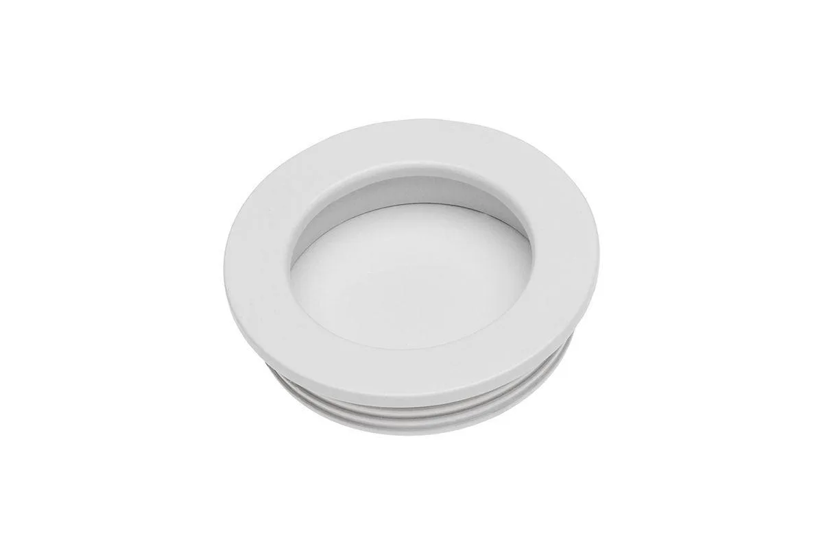 Мебельная ручка врезная UZ-В224 белая изображение мебельной ручки врезной UZ-В224 белой |