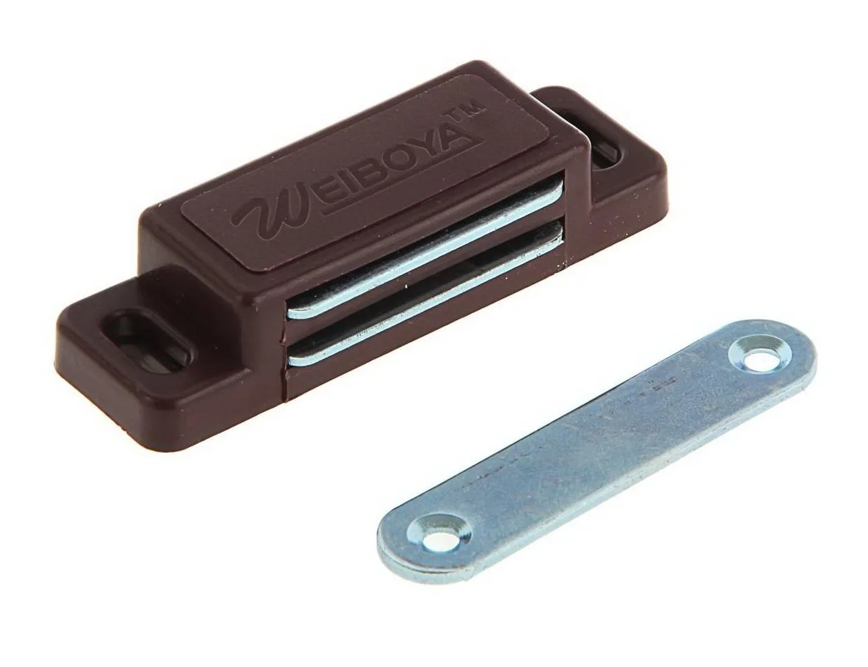 Большой коричневый мебельный магнит. Изображение большого коричневого мебельного магнита