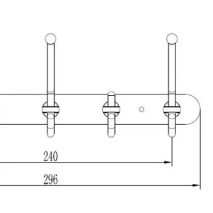 Крючки для ванной Ledeme L201-5