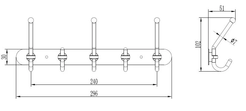Крючки для ванной в деталях. Крупный план на крючки для ванной