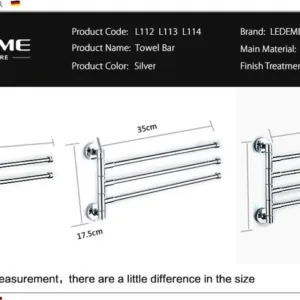 Держатель для полотенец Ledeme L114
