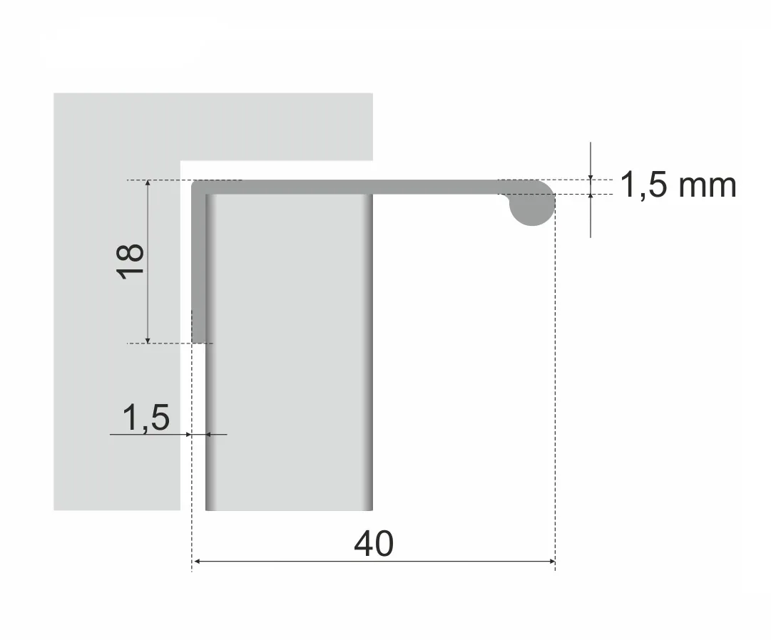 Мебельная ручка G-LINE RP001SC.1/000/3000