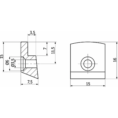 Крепление стекла прозрачное