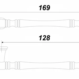 Мебельная ручка CAPELLA RS312BAZ.4/128