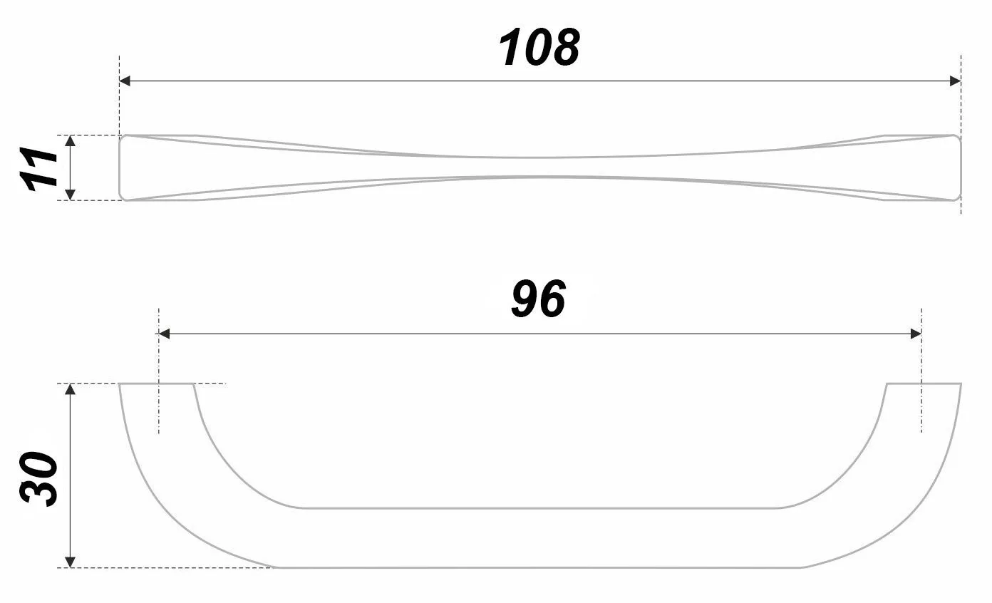 Мебельная ручка ELBA RS442CP.4/96