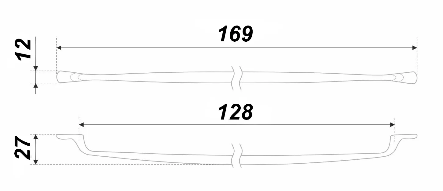 Мебельная ручка NEOLINE RS220BSN.4/128
