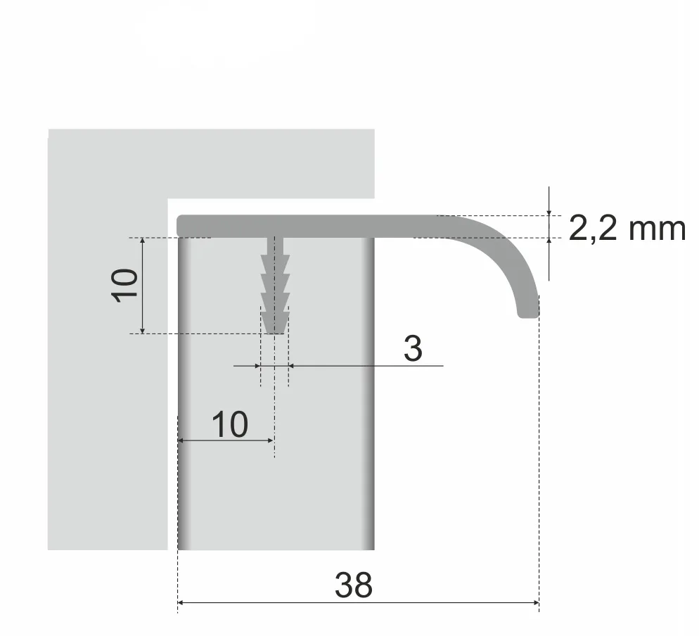 Мебельная ручка MONTE RT010SC.1/000/500