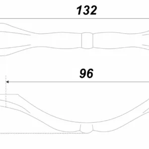 Мебельная ручка ZOE RS441CP.3/96