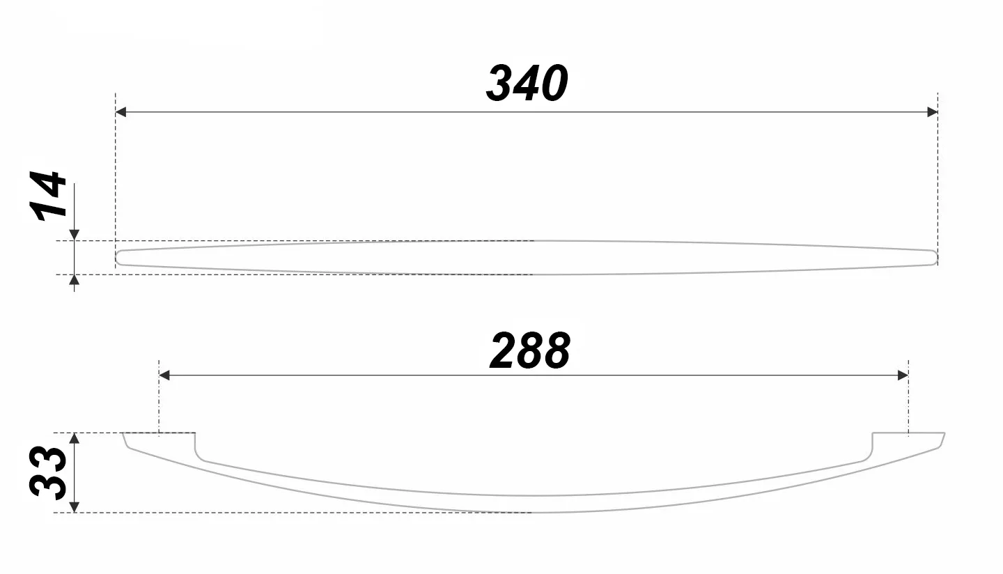 Мебельная ручка LINUS RS194CP.4/288