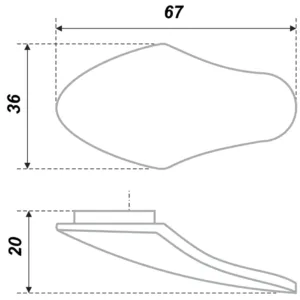 Мебельная ручка RC401BAB.4