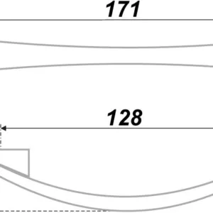 Мебельная ручка RS005SG.4/128