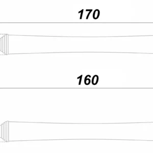 Мебельная ручка MASTER RS446EAB.4/160