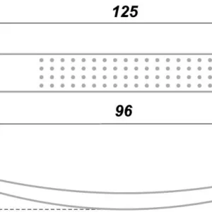Мебельная ручка RS223SC.4/96