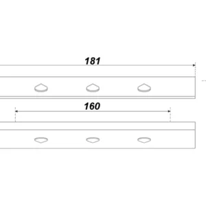 Мебельная ручка RS263SC.4/160
