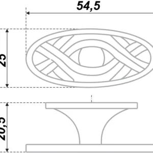 Мебельная ручка RC404EAB.4