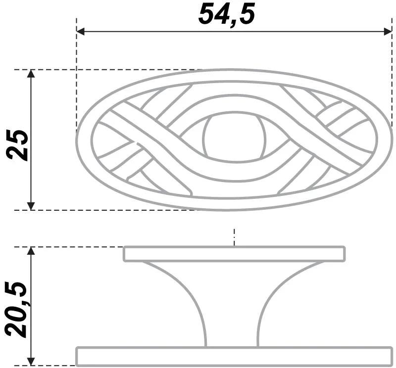 Мебельная ручка RC404EAB.4