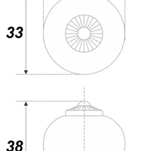 Мебельная ручка BALU RC106AB.3/W