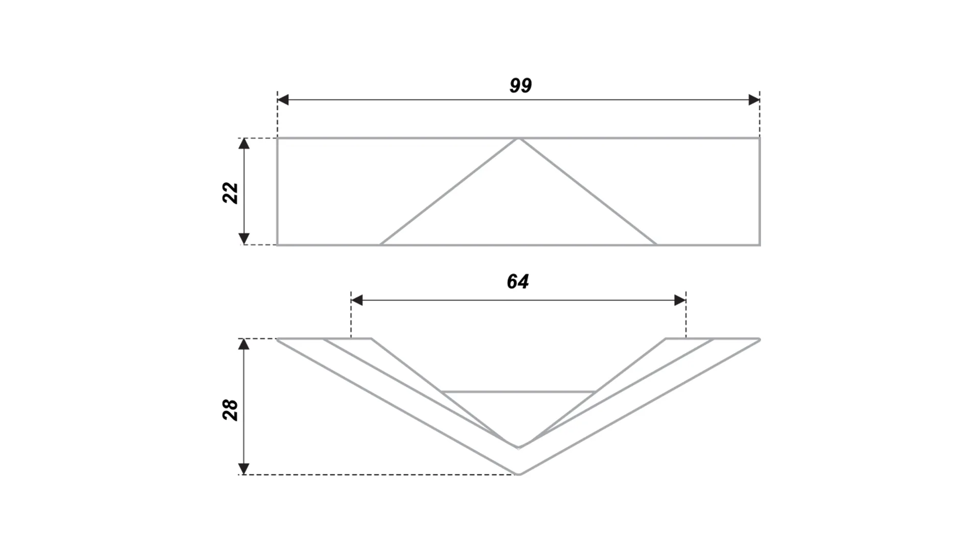 Мебельная ручка UNIVERSE RS268CP.4/64