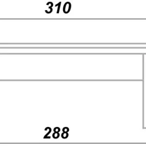 Мебельная ручка RS050AL.16/288