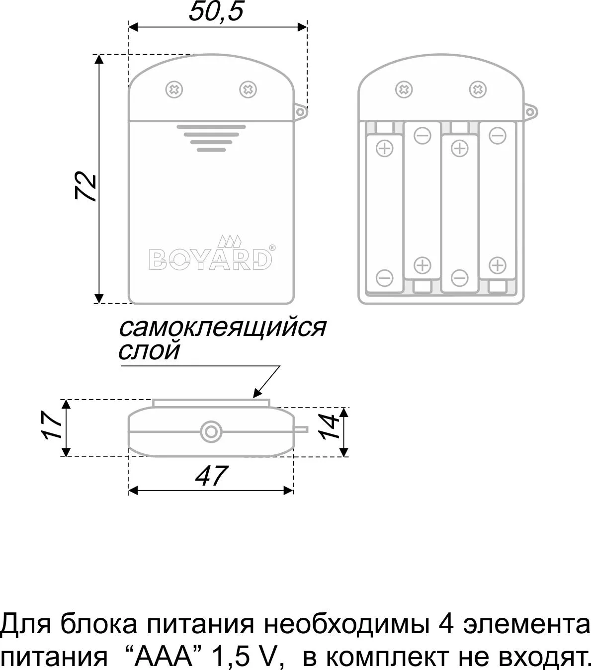 Мебельная ручка RC300CP/WWL.4