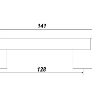 Мебельная ручка RR003CP.5/128