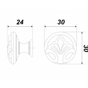 Мебельная ручка MADONNA RC502AB.1