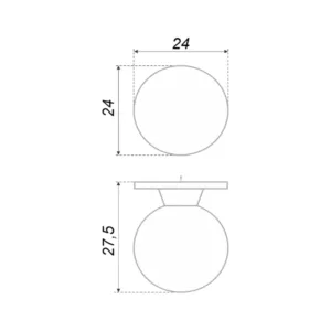 Мебельная ручка RC006GP.4