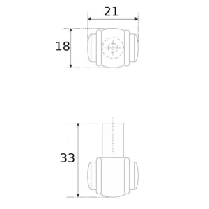 Мебельная ручка BAMBOO RC019BSBN.4