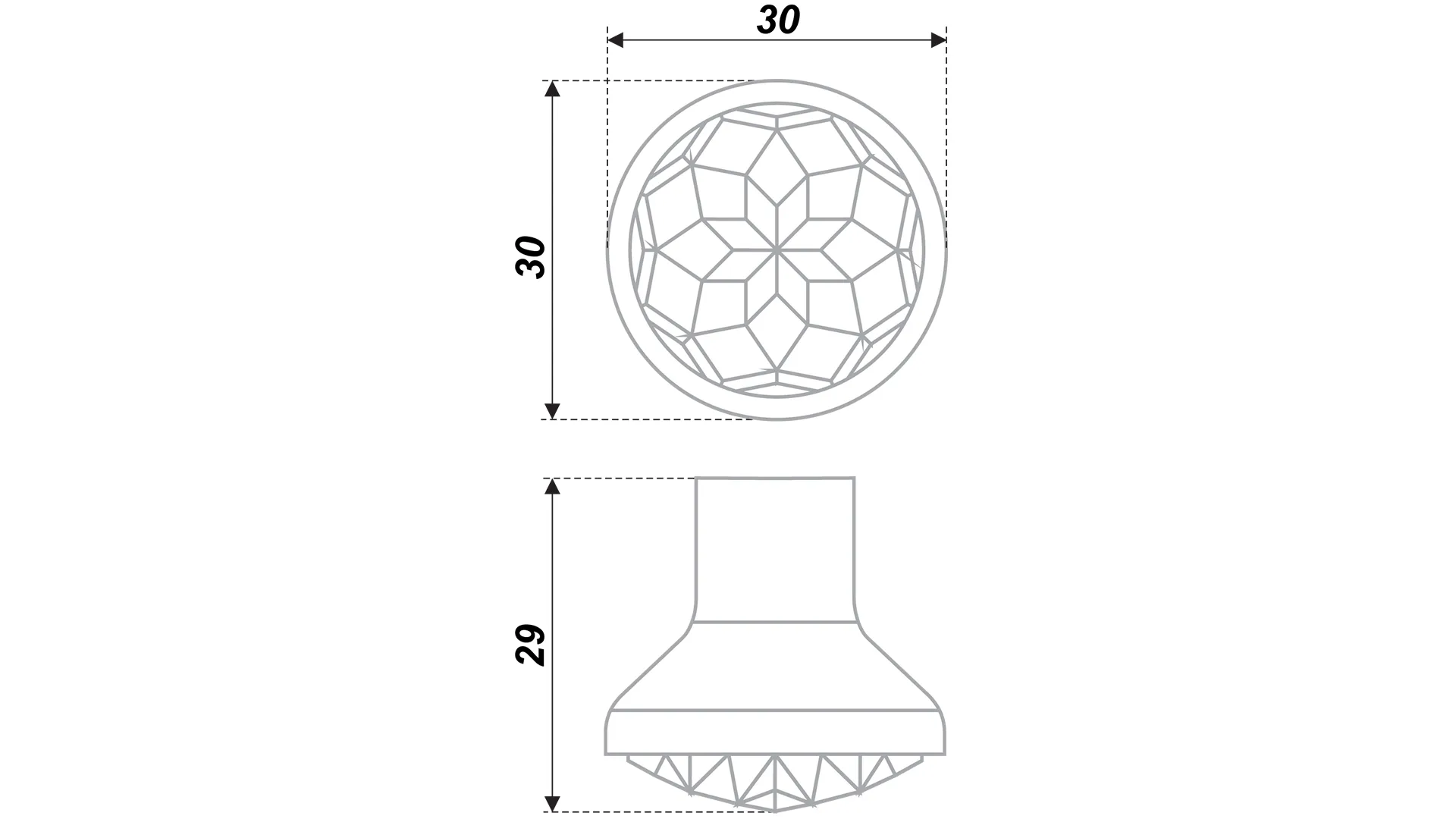 Мебельная ручка DIMOND RC421CP/CrT.4