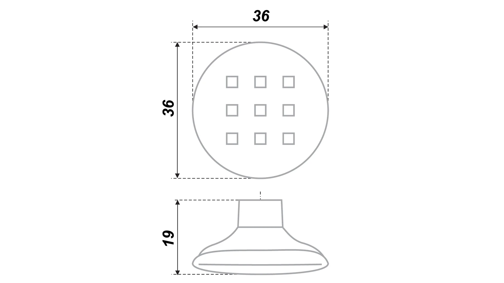 Мебельная ручка RC017SC/DBL.4