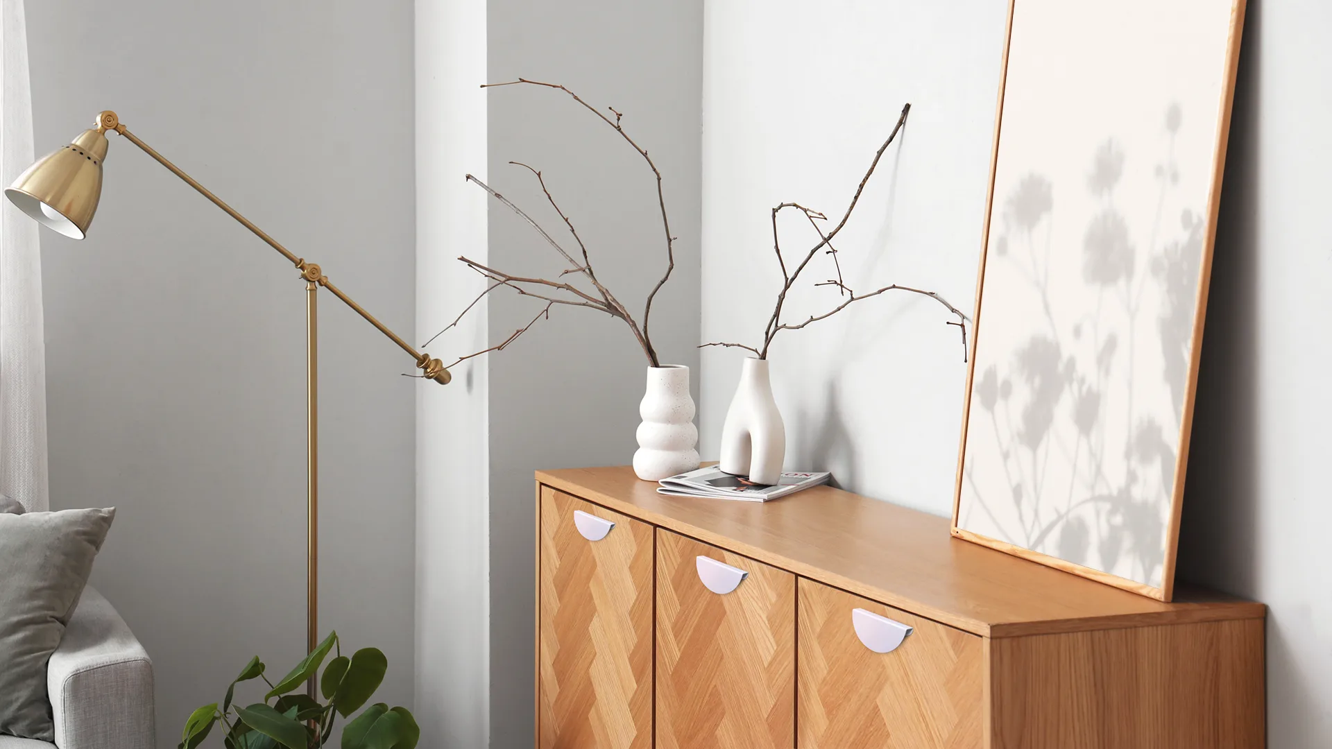 Мебельная ручка STEREO RS360W.23/64