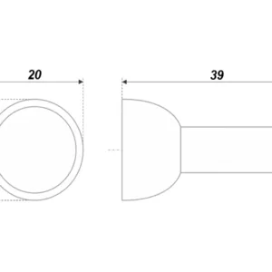 Мебельная ручка RC001CP.4