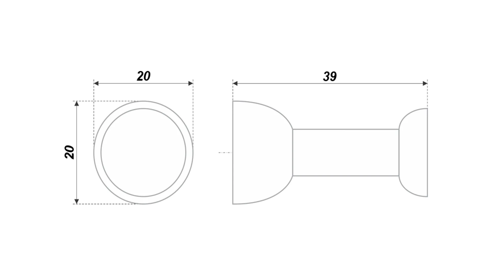 Мебельная ручка RC001CP.4