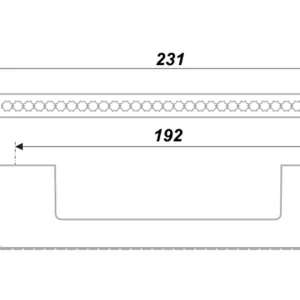 Мебельная ручка RS429CP/CrT.4/192