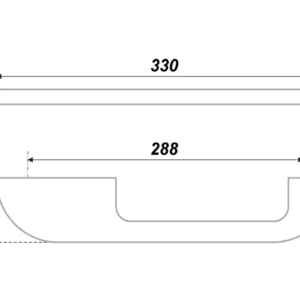 Мебельная ручка RS259SC.4/288