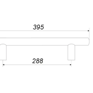 Мебельная ручка RR001SN.4/288
