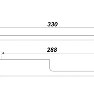 Мебельная ручка RS256SC.4/288