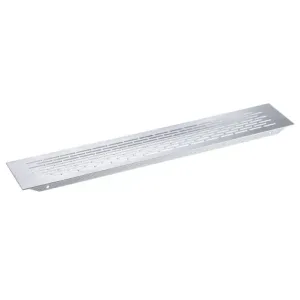 Решетка вентиляционная 480*60 мм (Сталь шлифованная)