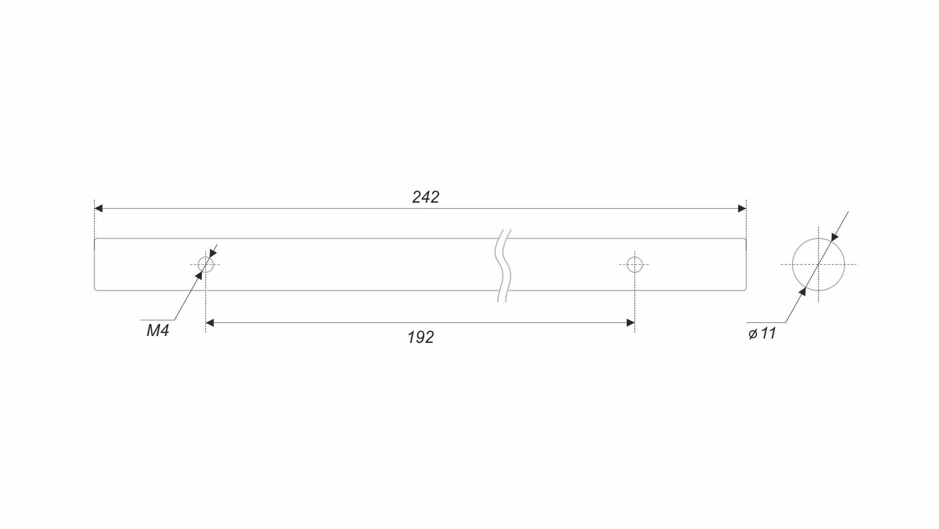 Пруток NUDE PR001SC.1/192