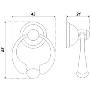 Мебельная ручка RC034AB.3