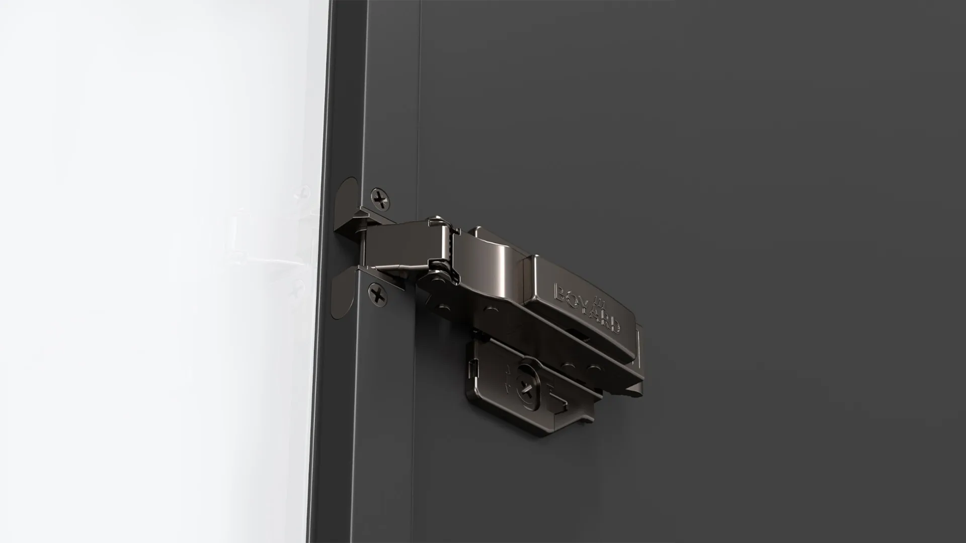 Мебельная петля без ответной планки EVO FRAME S H813A/BN
