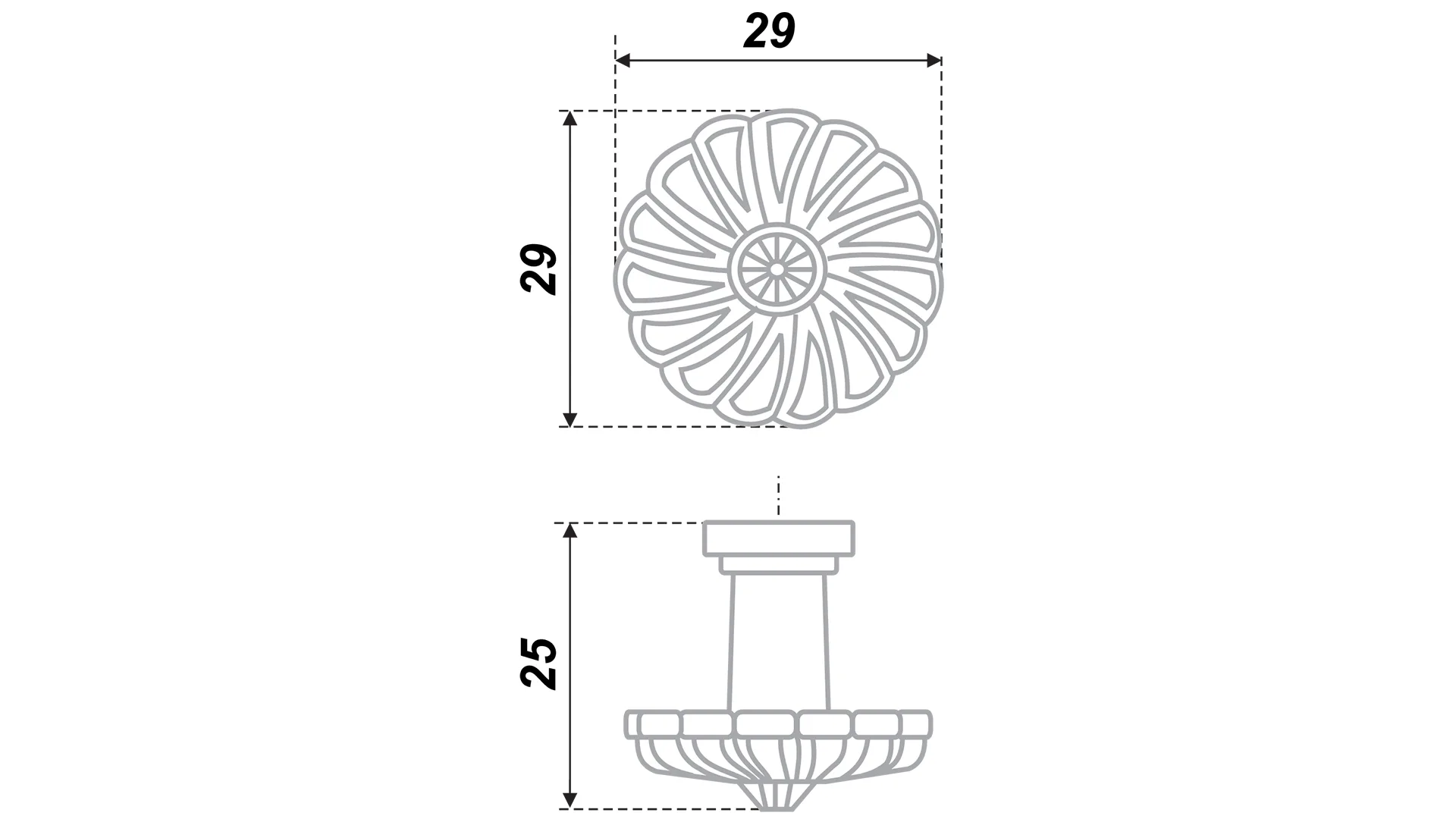 Мебельная ручка RC409BSN.4