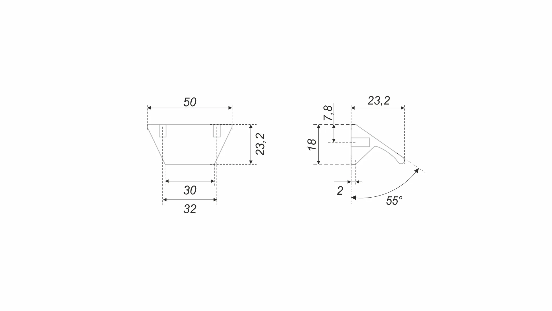 Мебельная ручка RICK RS157BL.3/32