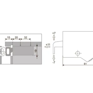 Навес для шкафа CH03