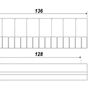 Мебельная ручка RS421BAB.4/128